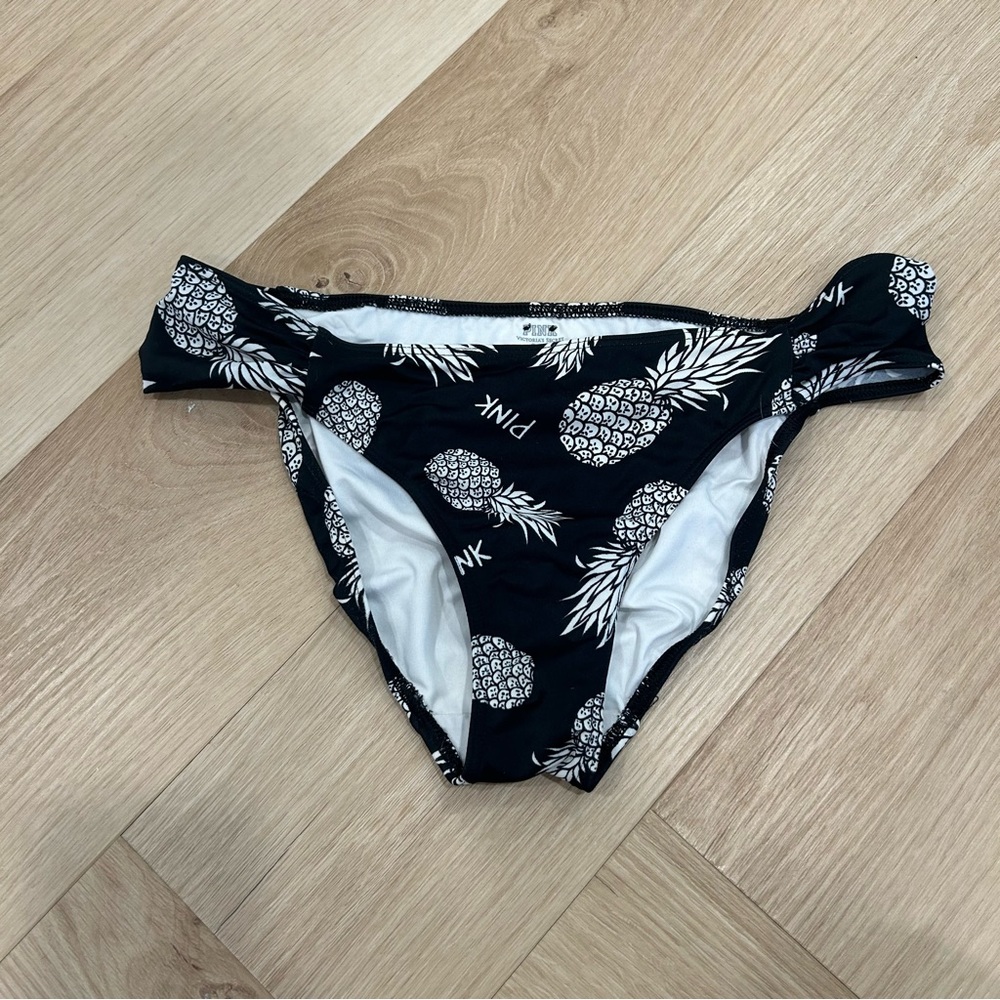 PINK pineapple bikini bottom